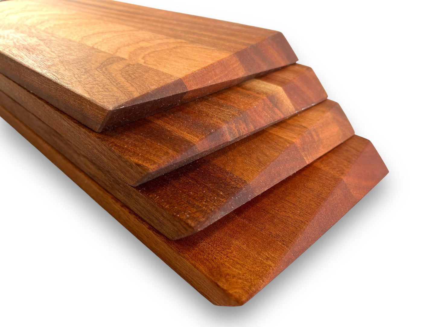 Mahogany Sapele fruit tray, Z-cut, 8'' X 16'' - BOISWOOD