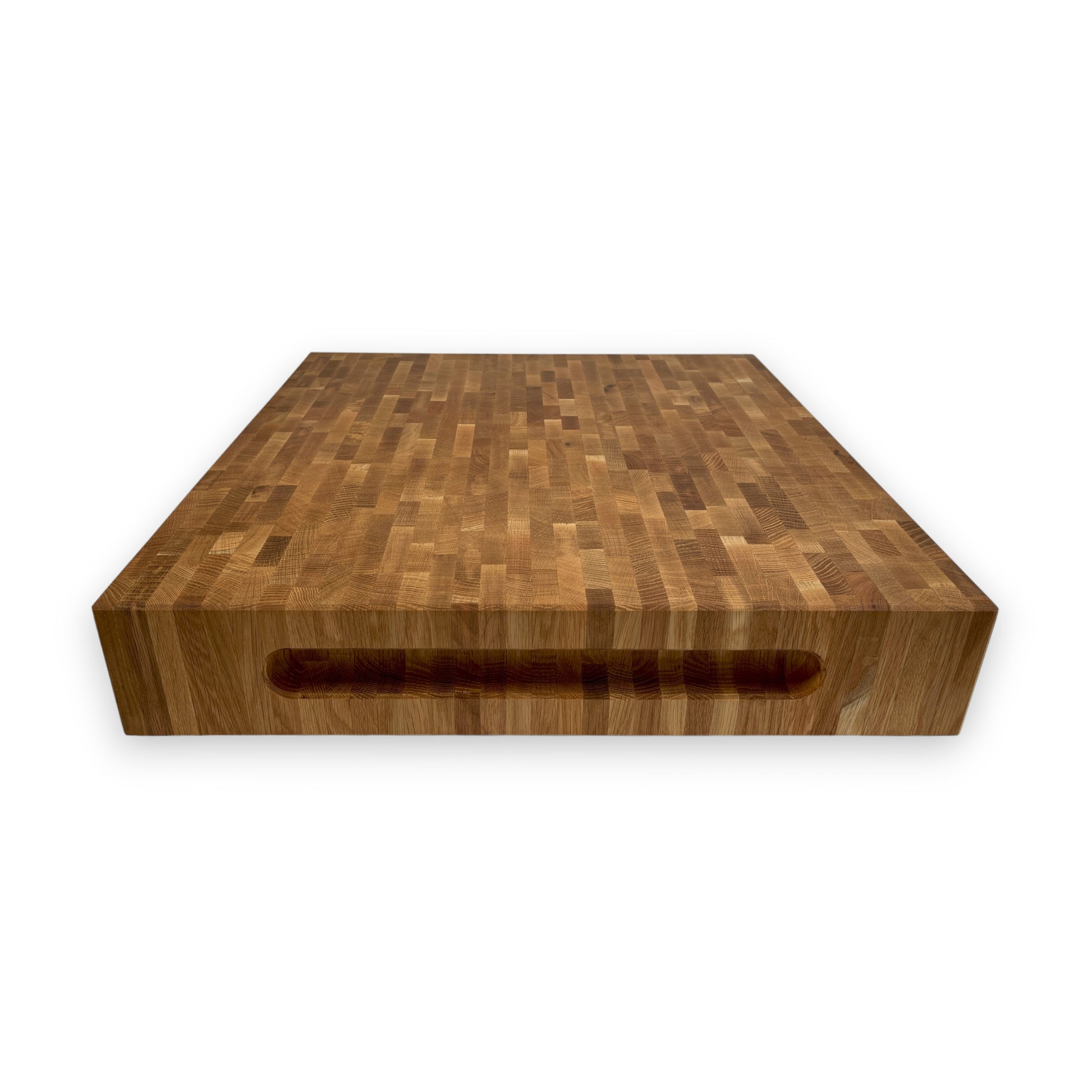 5" White Oak Butcher Block with Handles - BOISWOOD