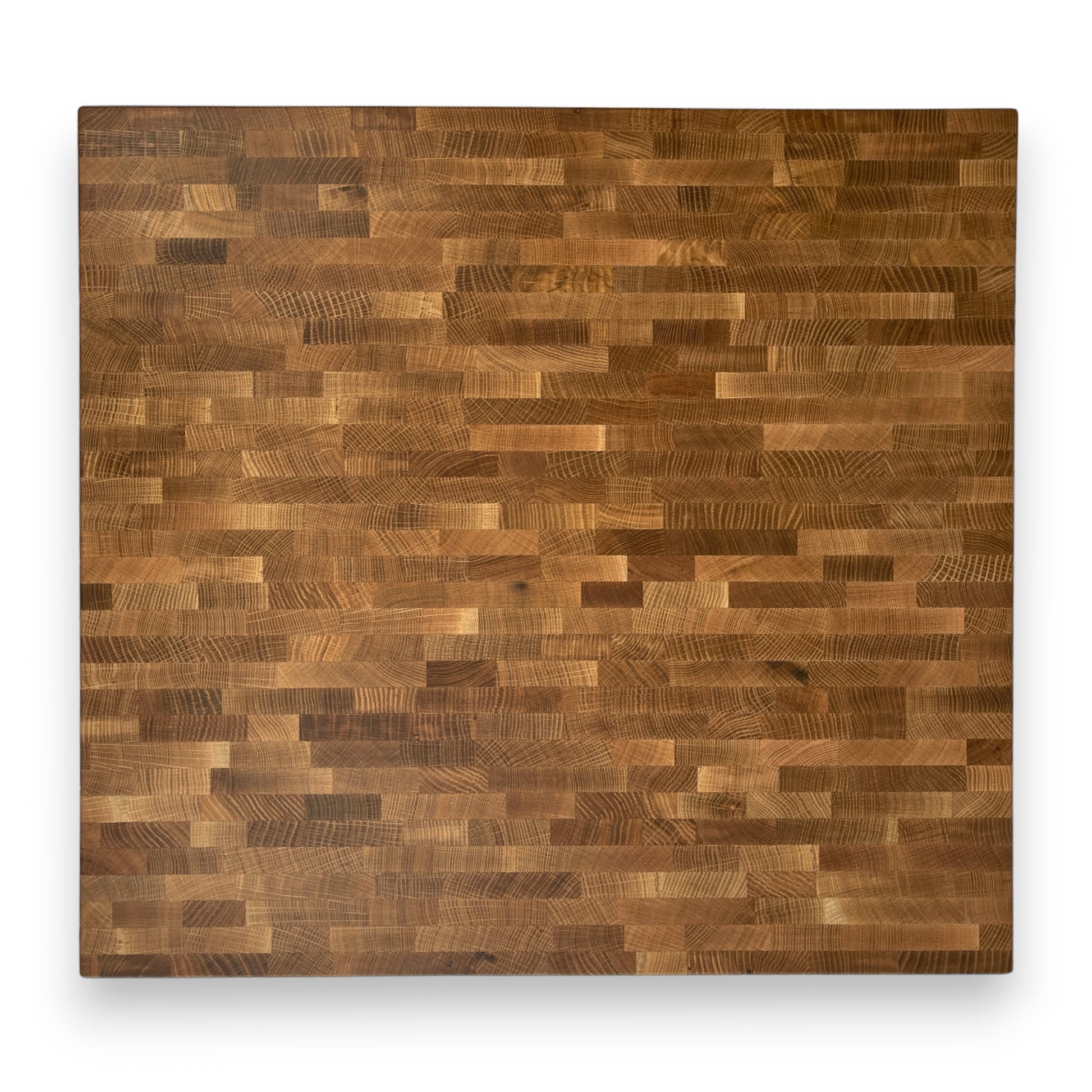 5" White Oak Butcher Block with Handles - BOISWOOD