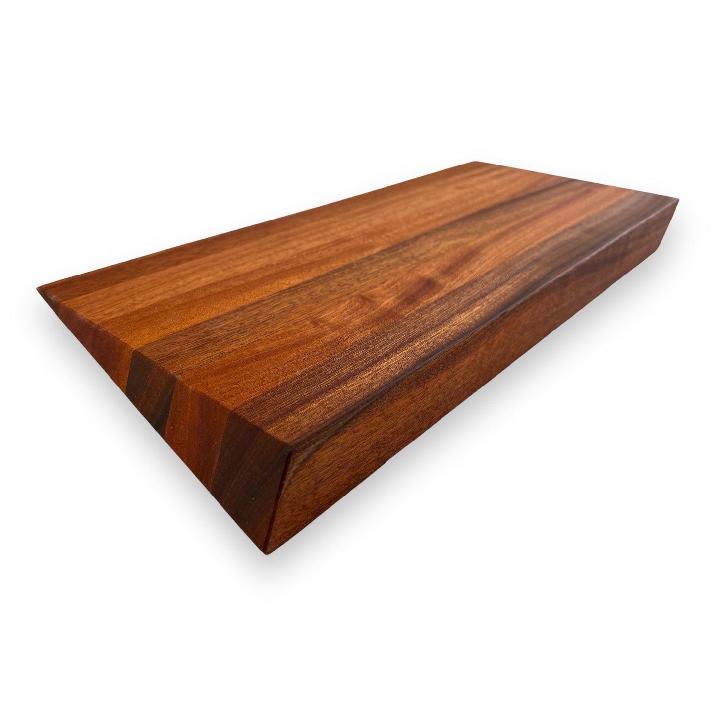 2" Sapele Mahogany Z-shaped cutting board - BOISWOOD