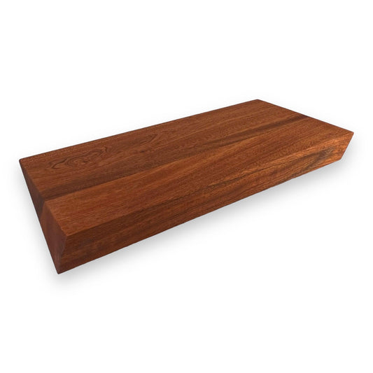 2" Sapele Mahogany Z-shaped cutting board - BOISWOOD