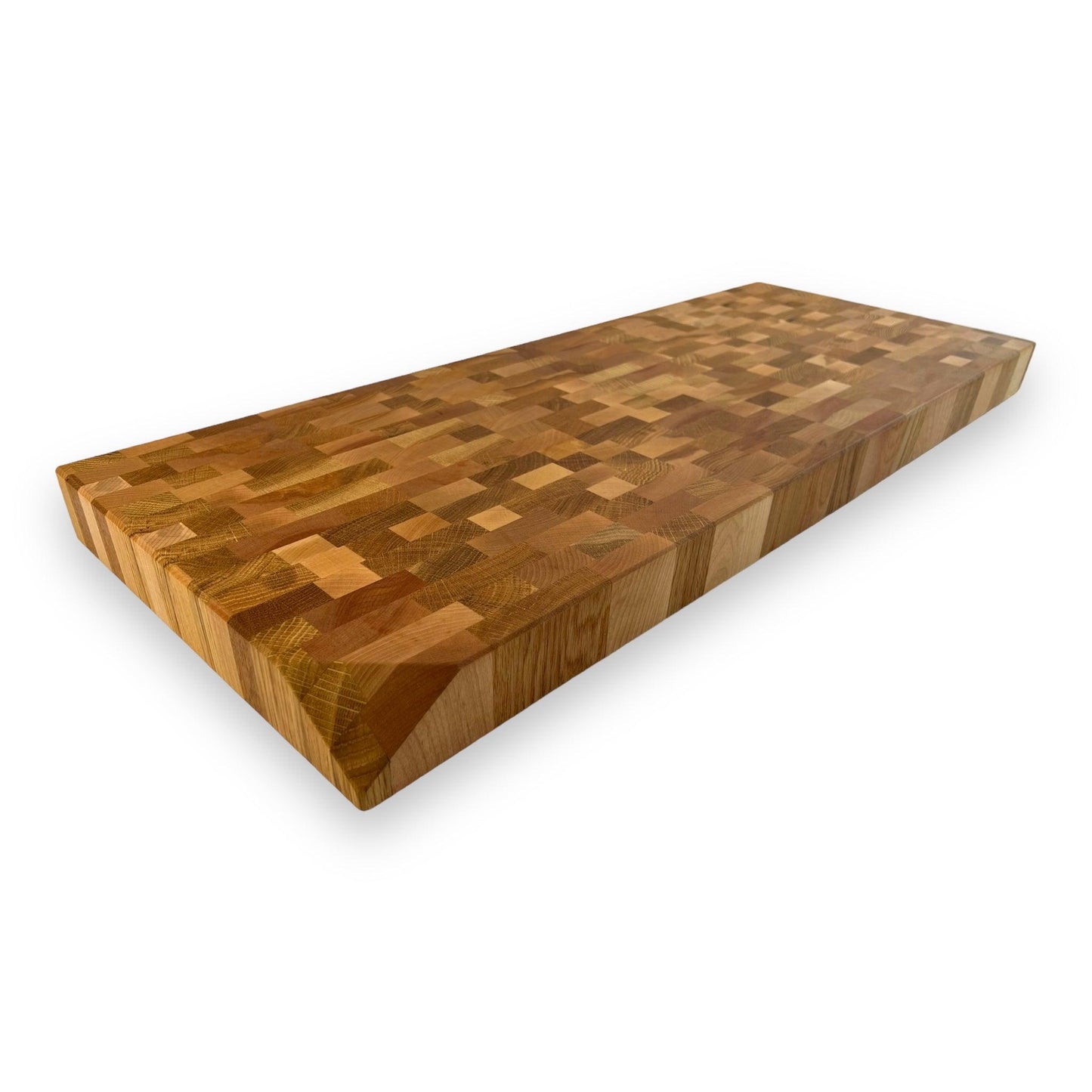 Cutting board with 2" angled corner in White Oak - BOISWOOD