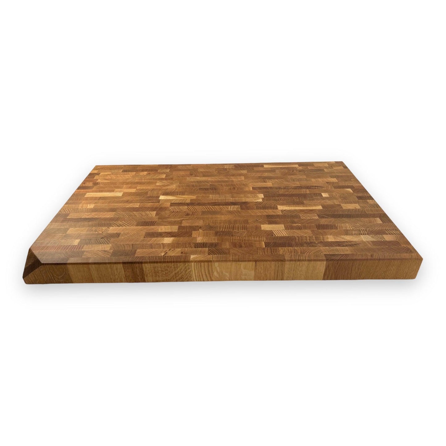 Cutting board with 2" angled corner in White Oak - BOISWOOD