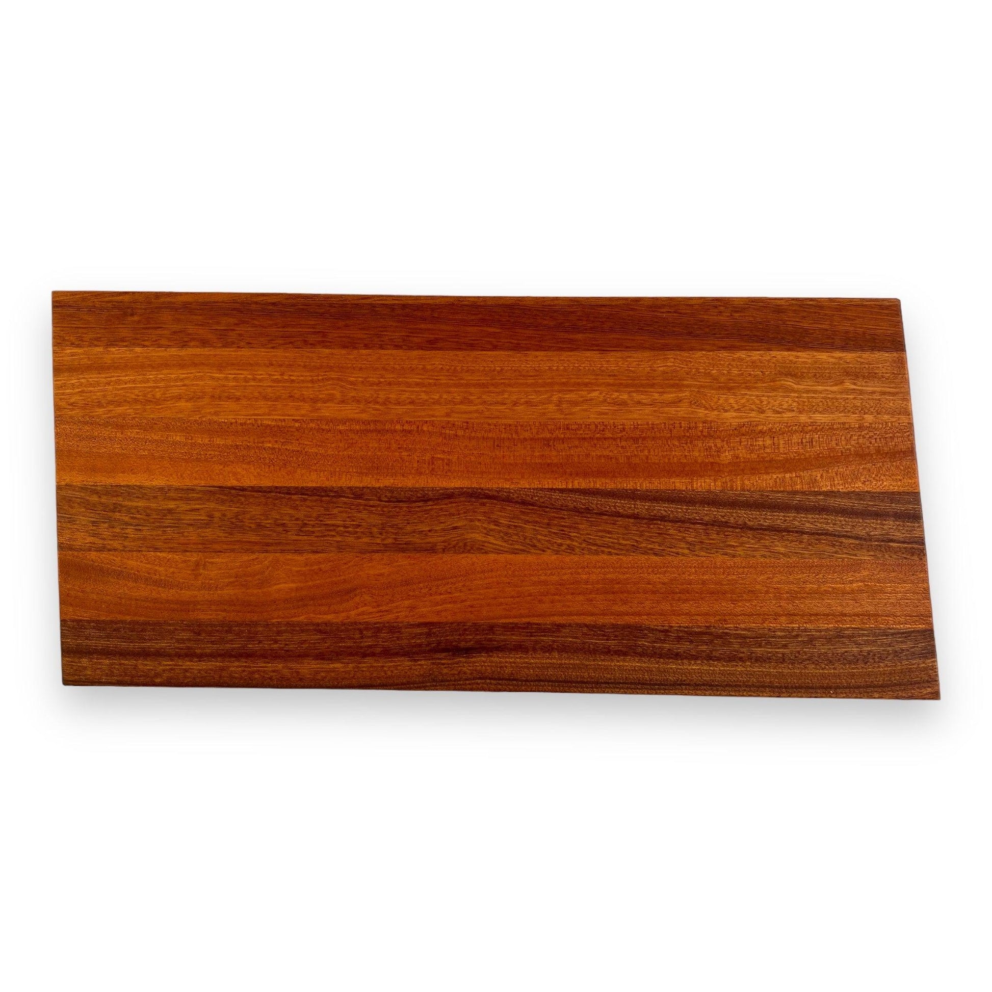 2" Sapele Mahogany Z-shaped cutting board - BOISWOOD
