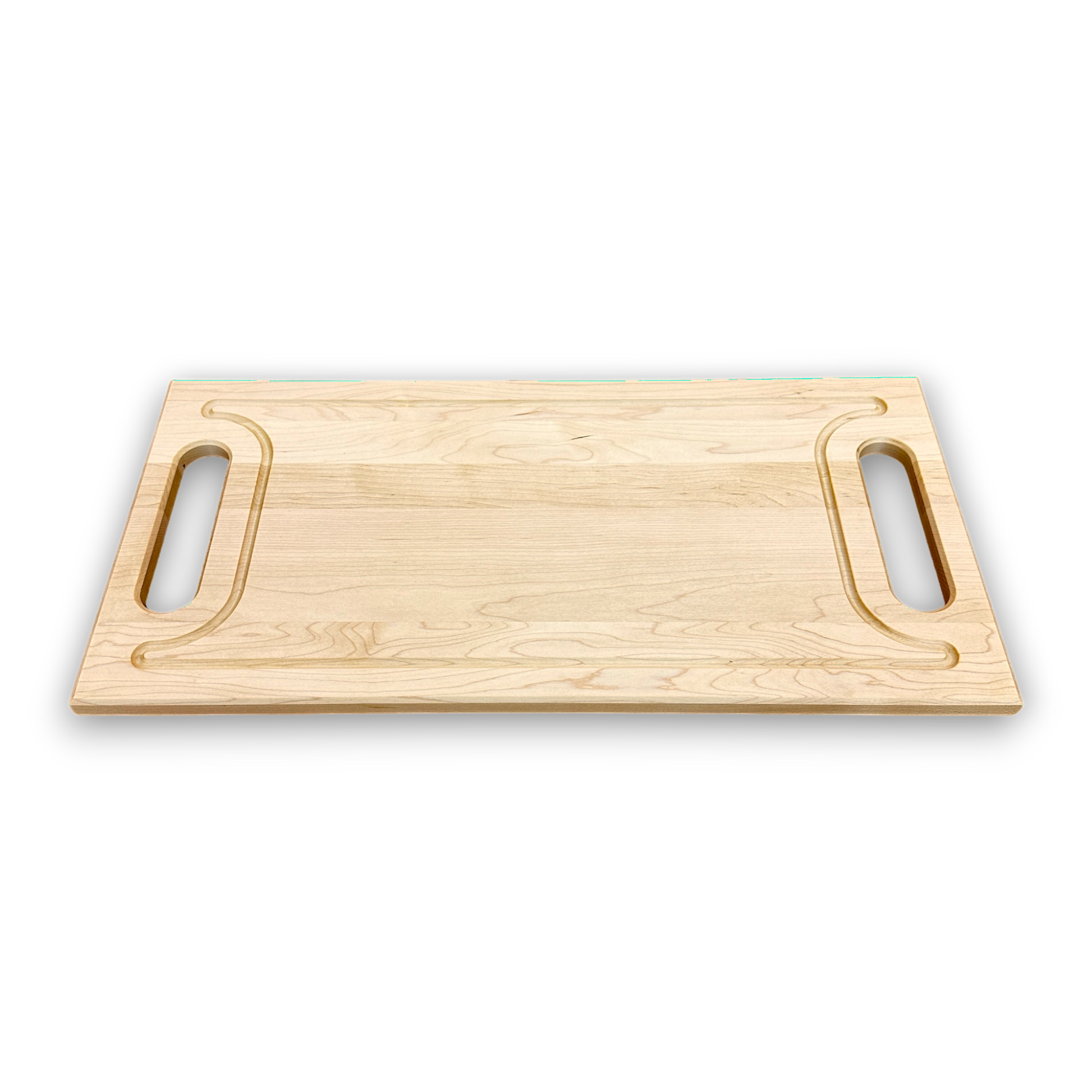 3/4" serving plate with handles in Maple Wood - BOISWOOD
