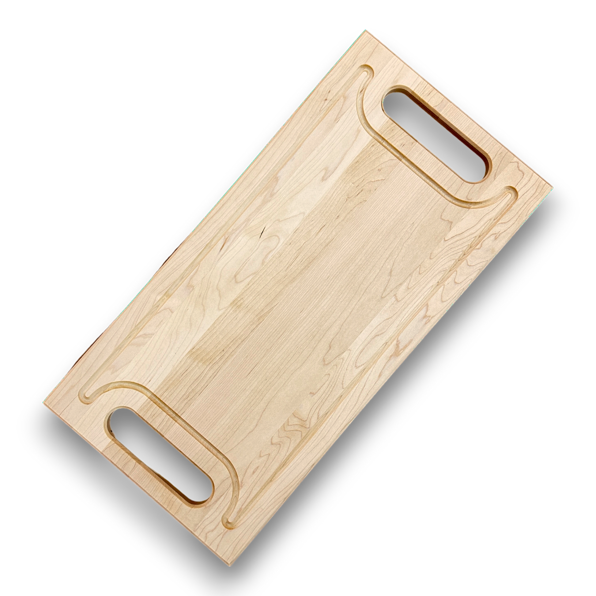 3/4" serving plate with handles in Maple Wood - BOISWOOD