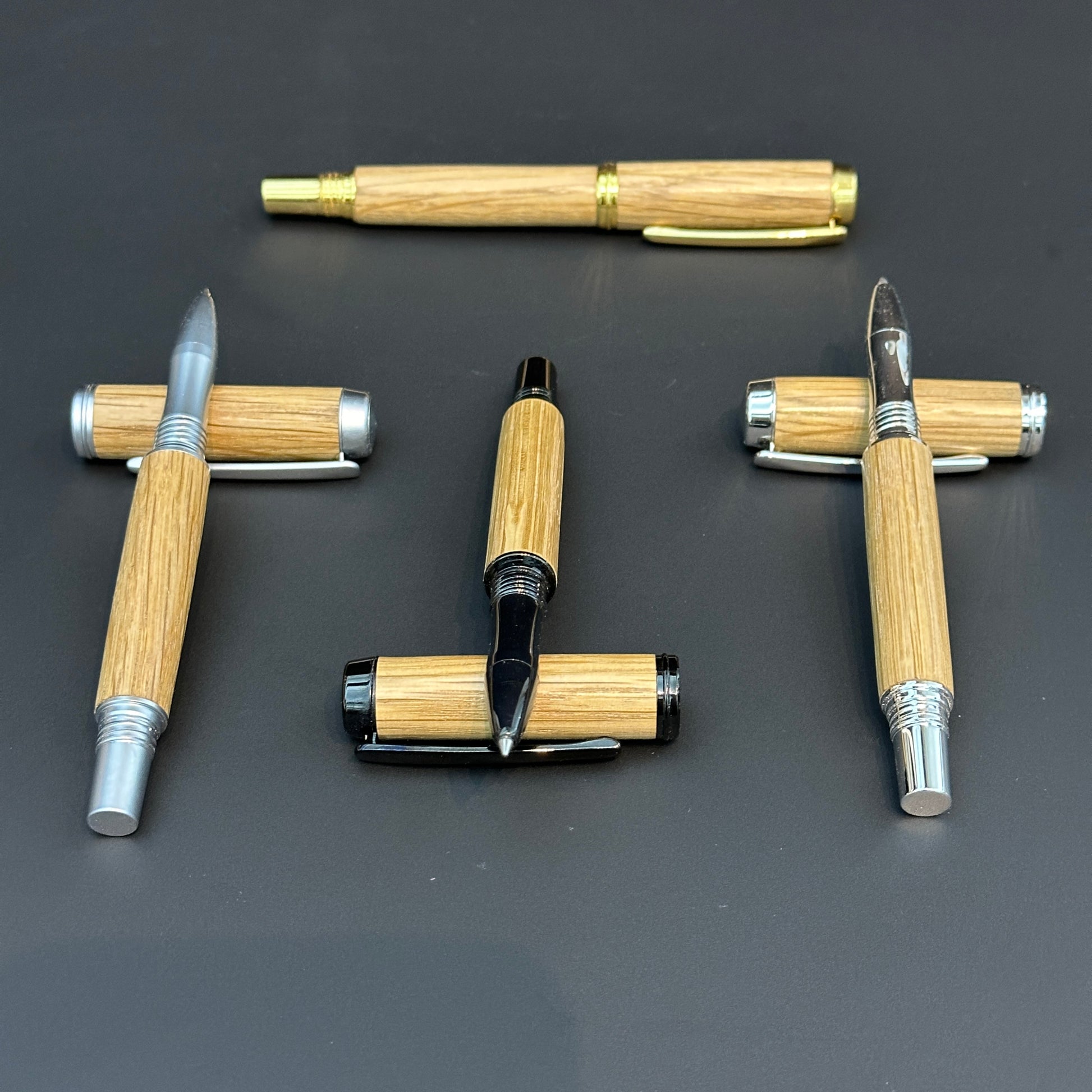 White Oak Wooden Rollerball Pens - BOISWOOD